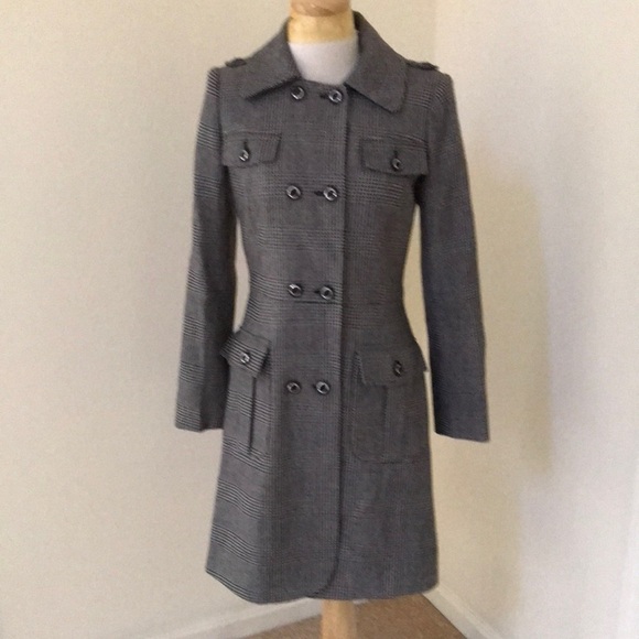 Rachel Zoe SZ 6, black combo front button jacket . - Picture 1 of 9